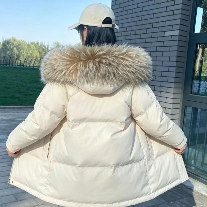 Shawl Wrap Winter - アライグマの毛皮の襟付きジャケット、女性用本物の毛皮の襟、暖かい天然毛皮のフード装飾、冬用パーカーコートジャケット、毛皮のフードトリム