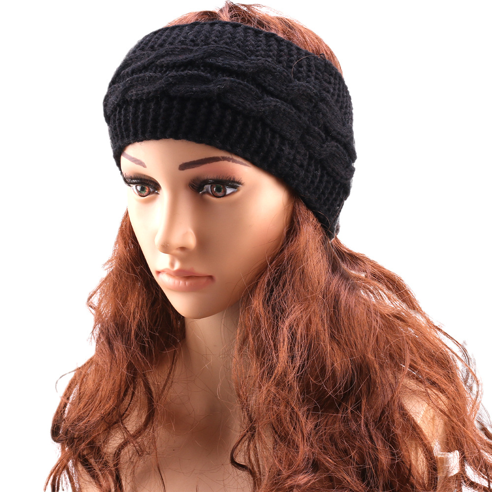 Fleece Ear Warmer Band - ヘアバンド ヘンプヘッドバンド 女性用フリース ふわふわ 冬用ニット 暖かいイヤーマフ
