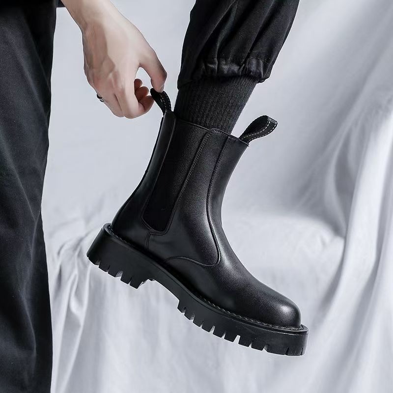 Waterproof Winter Boot - 新しい防水ナイトブーツメンズファッショナブルなアンクルブーツカジュアル多用途ハイトップレザーシューズメンズファッショントレンド