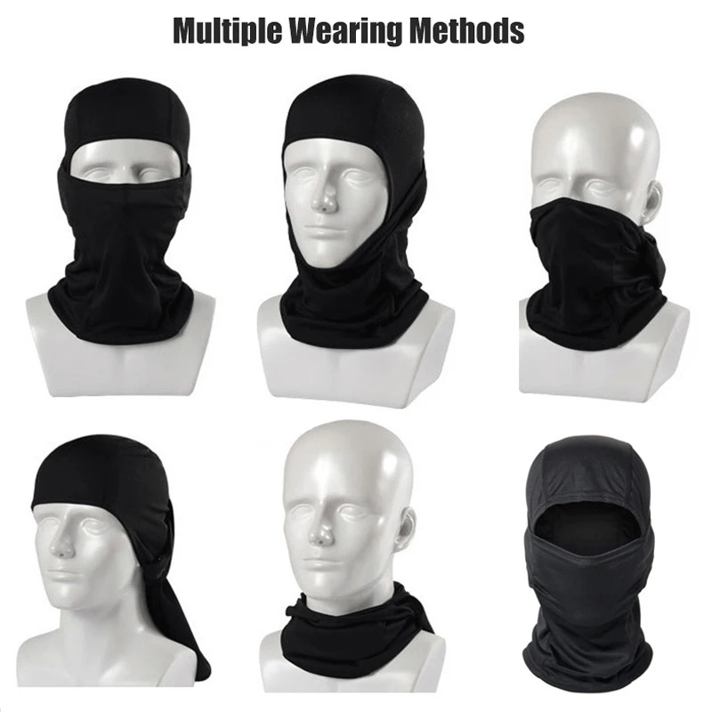 Balaclava Ski Mask - 迷彩柄バラクラバ帽子 サイクリング用フルフェイスマスク アウトドアスポーツ ハンティング ハイキング スキーマスク