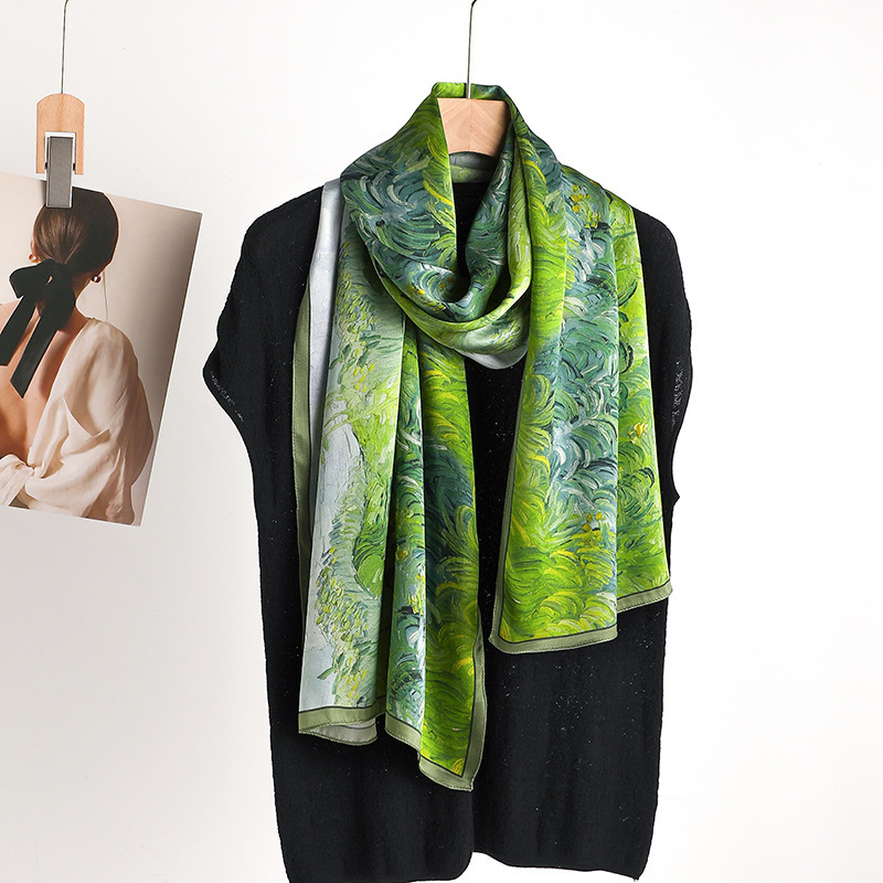 2026年、高級ブランド、100％本物のシルクを使用したスカ - Shawl Wrap Winter のレビューと価格