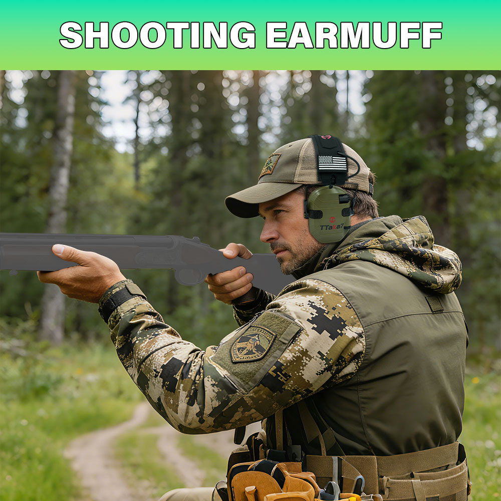 新型戦術電子射撃用折りたたみ式イヤーマフケース、防音ヘッドホ - Earmuffs Foldable のレビューと価格