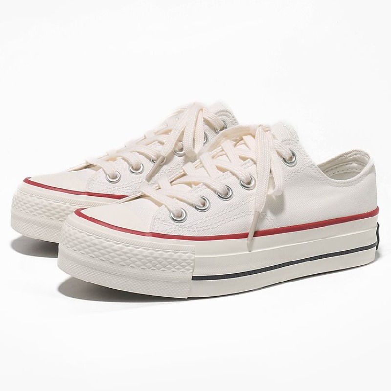 学生ハイソールキャンバスシューズ女性厚底カジュアルスニーカー - Vans Shoes Old Skool のレビューと価格