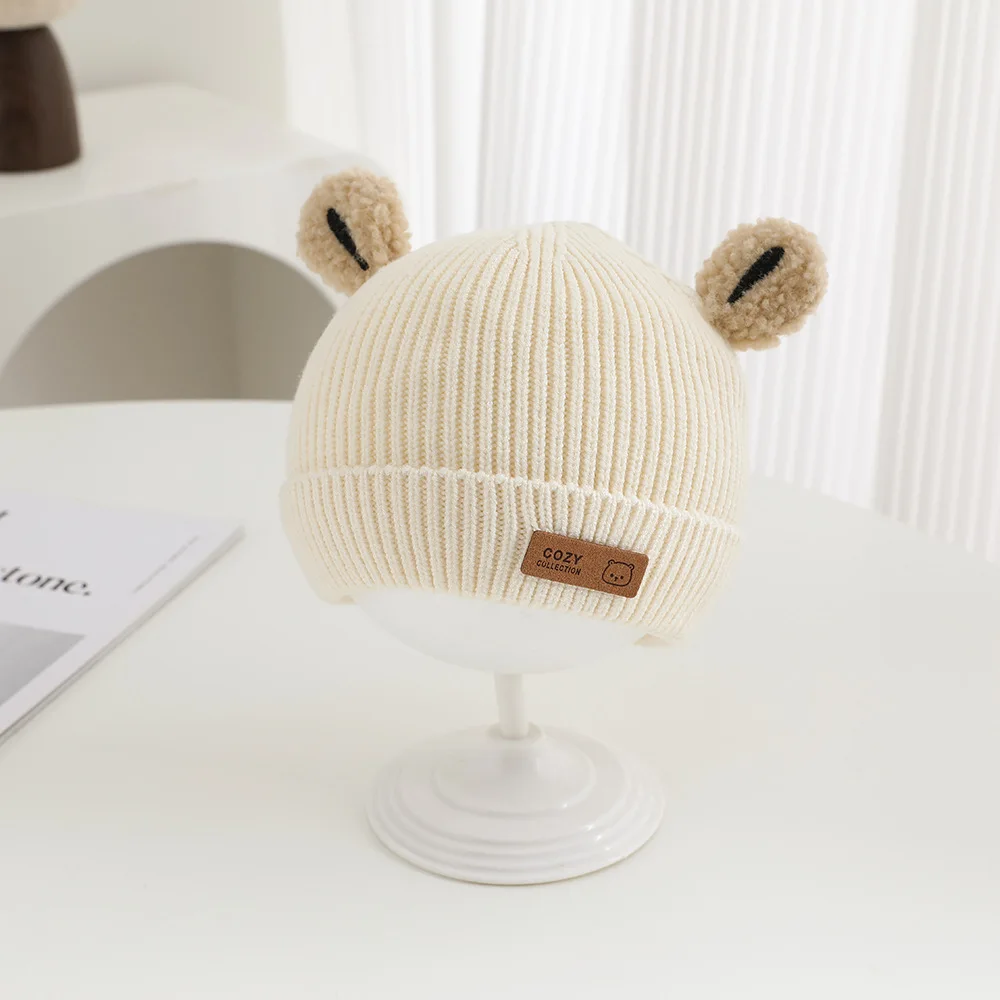 子供用帽子 46～50cm、6ヶ月～3歳向け、女の子用、冬用 - Knit Beanie Hat Warm のレビューと価格