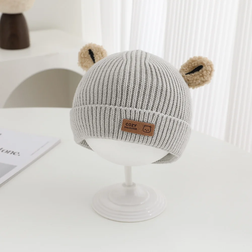 子供用帽子 46～50cm、6ヶ月～3歳向け、女の子用、冬用 - Knit Beanie Hat Warm のレビューと価格
