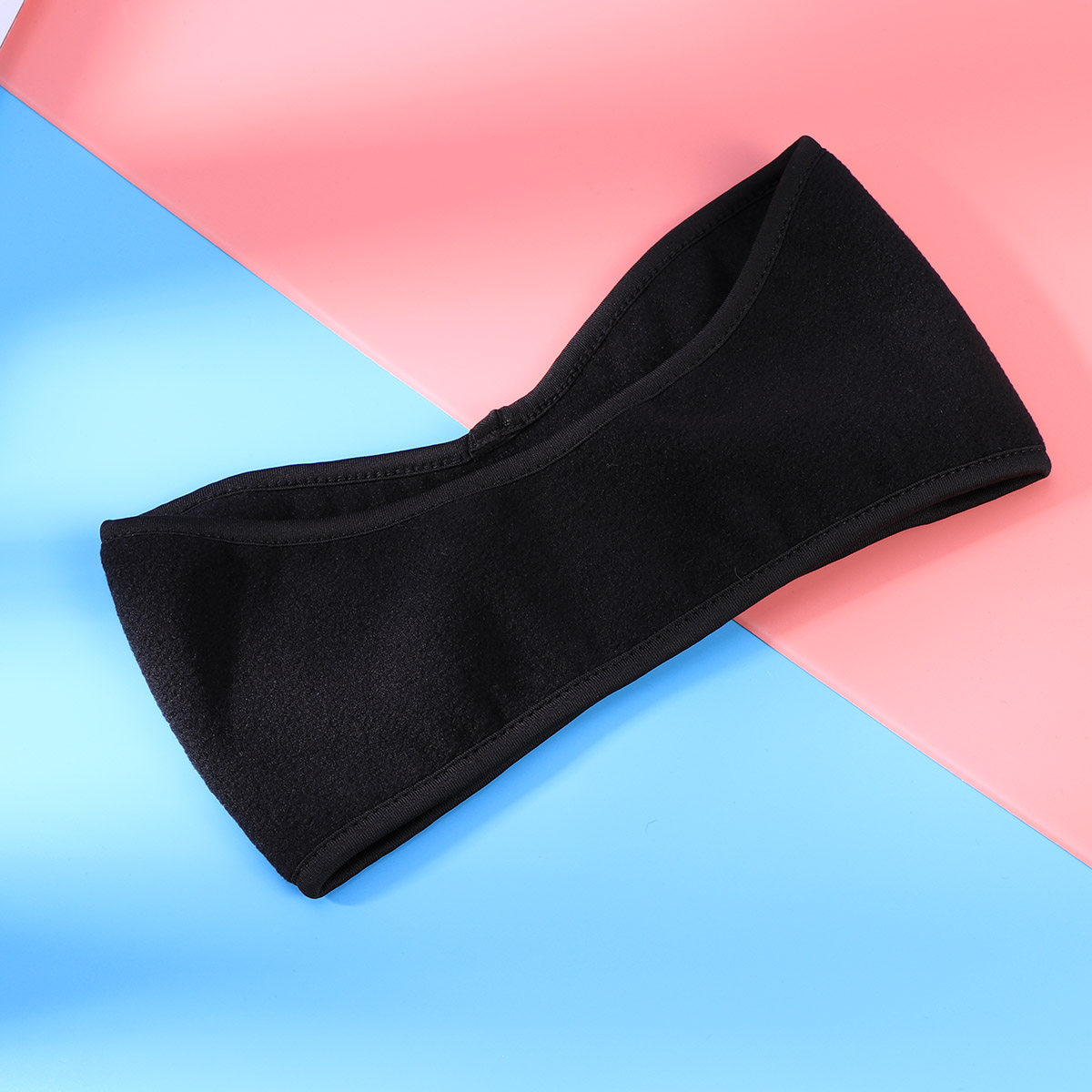 ユニセックス、黒色のイヤーウォーマー、フリース素材の防寒ヘッ - Fleece Ear Warmer Band のレビューと価格