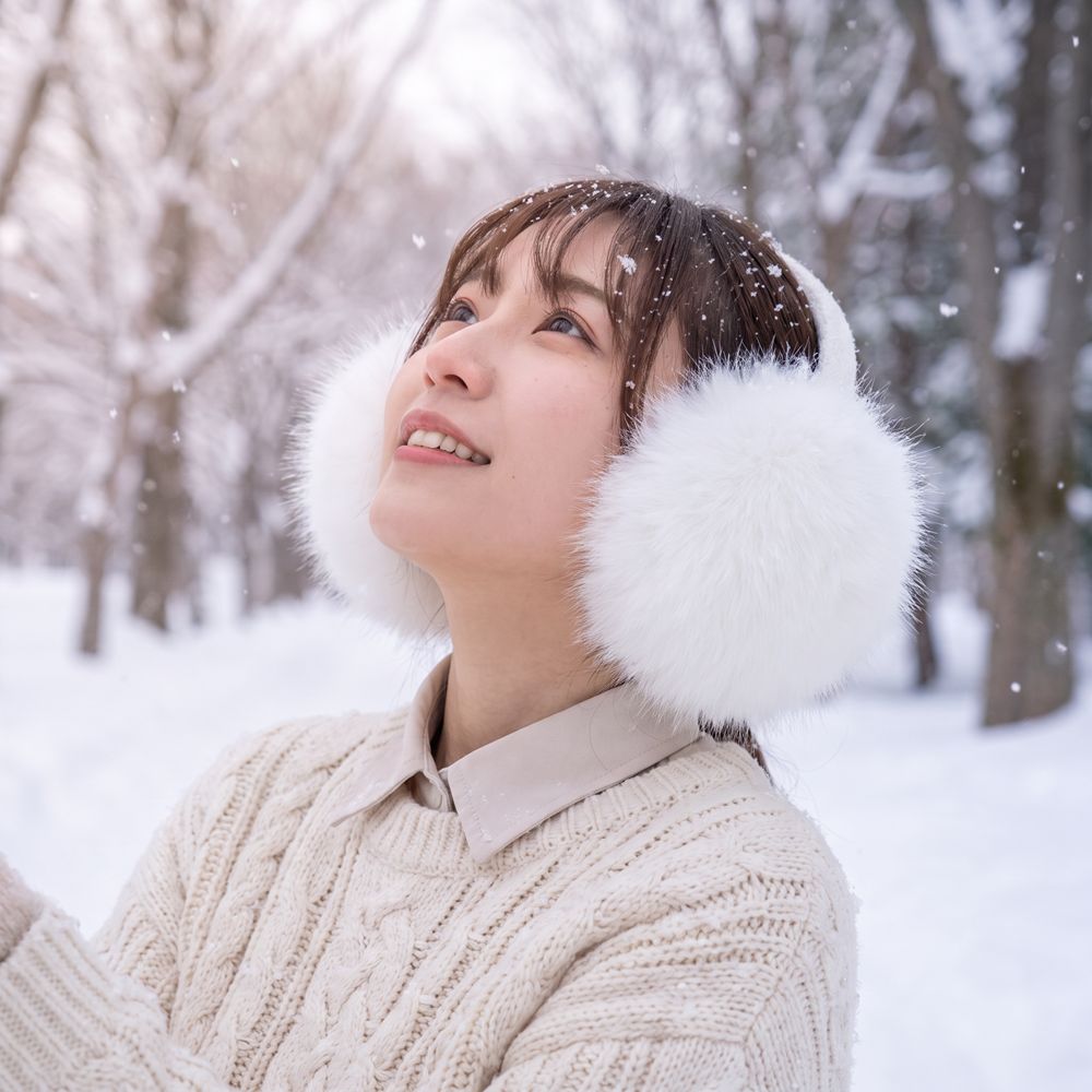 かわいいイヤーキャップ、フェイクファーのイヤーマフ、Y2K風 - Earmuffs Foldable のレビューと価格