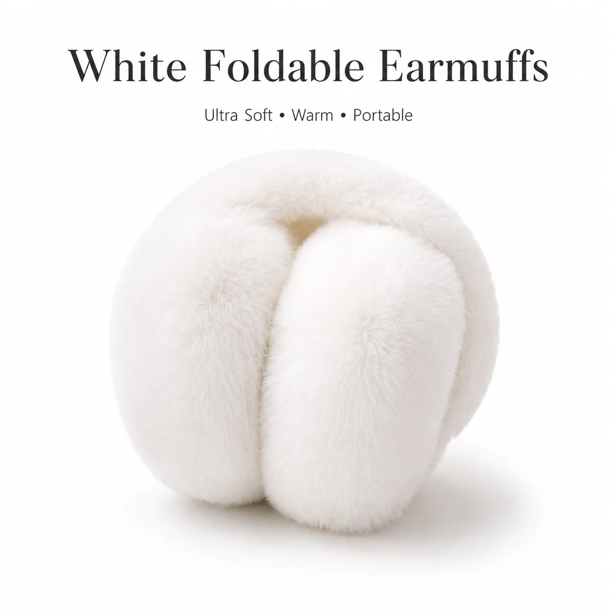 超暖かいプラッシュイヤーマフ、折りたたみ式耳保護具（学生やサ - Earmuffs Foldable のレビューと価格
