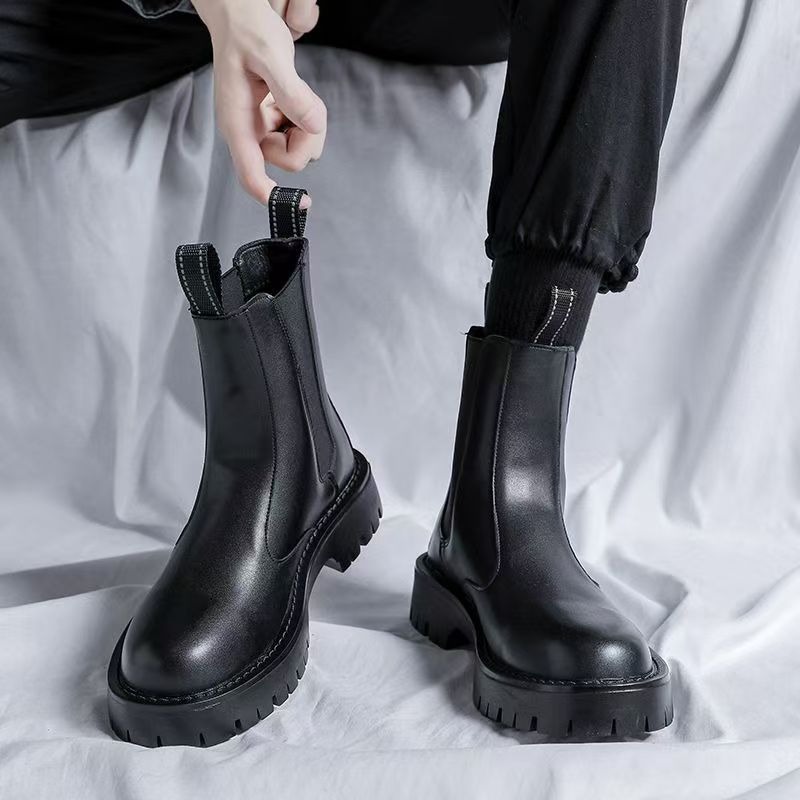 新しい防水ナイトブーツメンズファッショナブルなアンクルブーツ - Waterproof Winter Boot のレビューと価格