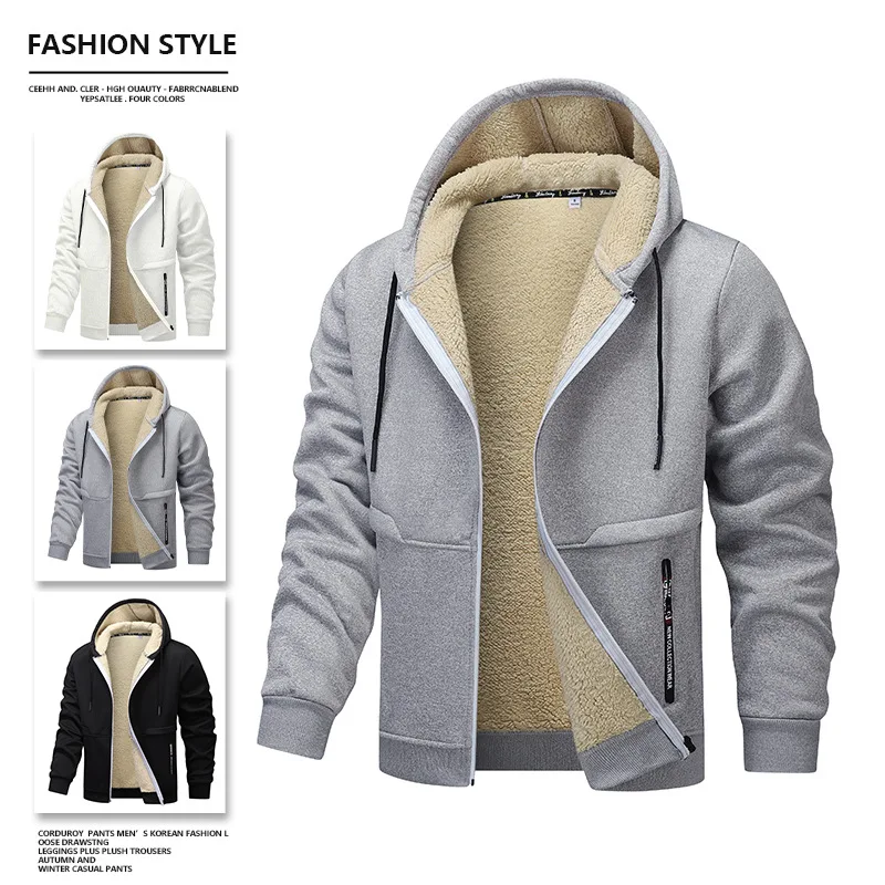 メンズ向け、人気急上昇のカジュアルパーカー。厚手のフリース素 - Sherpa Hoodie Fleece のレビューと価格