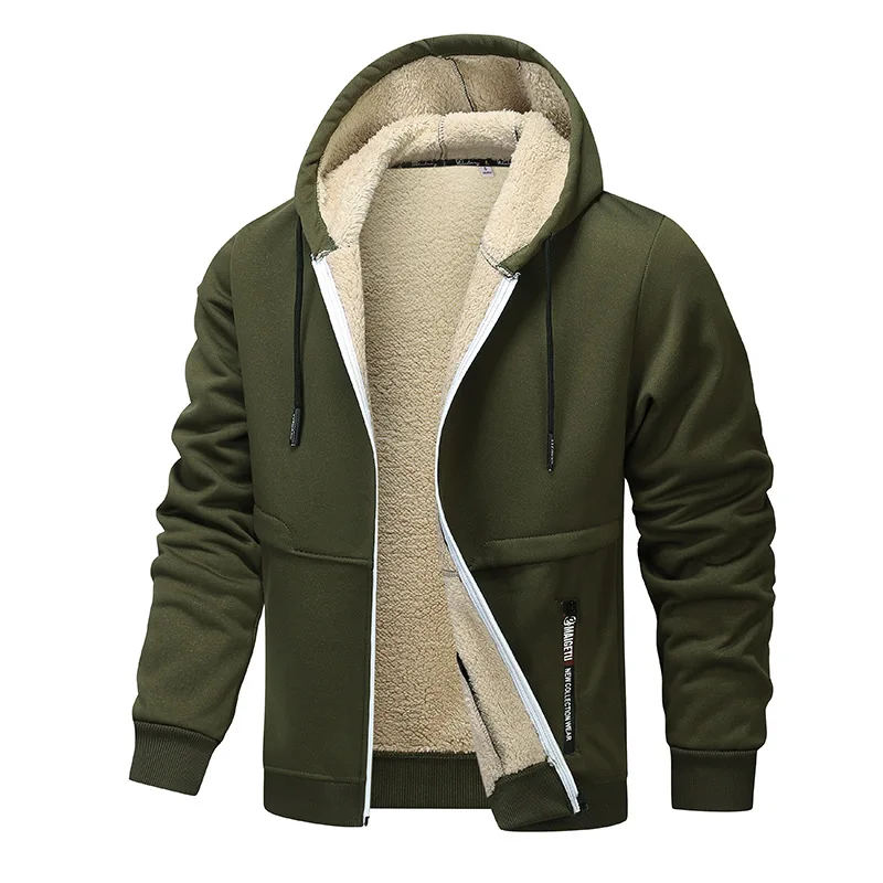 メンズ向け、人気急上昇のカジュアルパーカー。厚手のフリース素 - Sherpa Hoodie Fleece のレビューと価格
