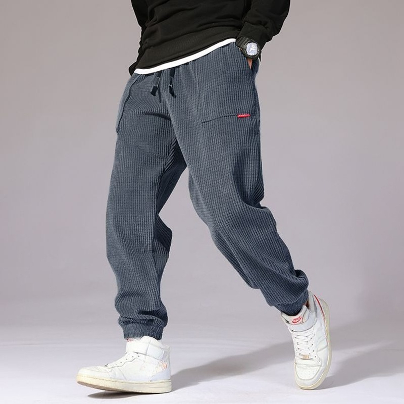 メンズコーデュロイ スウェットパンツ 秋冬 裏起毛 カジュア - Corduroy Pant Warm のレビューと価格
