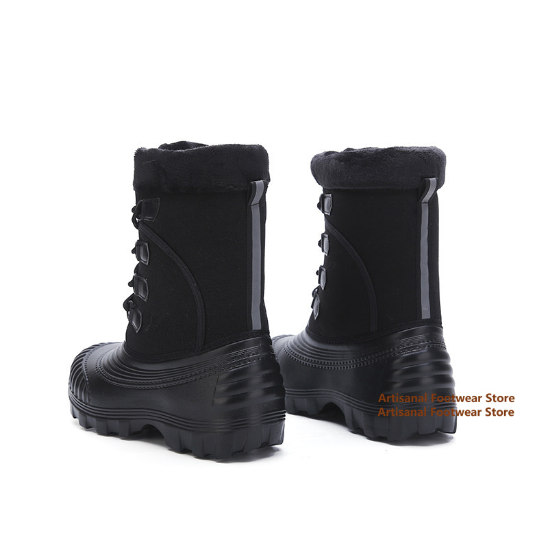 メンズ カモフラージュ柄 スノーブーツ、防水加工、ゴム製つま - Waterproof Winter Boot のレビューと価格
